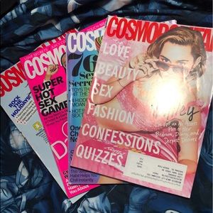 COSMOPOLITAN MAGAZINES (4) Sept-Dec 2017